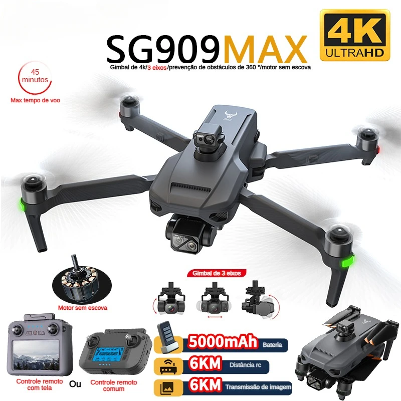 Drone Camera Night Vision - Zll sg909 sg909max drone profissional com