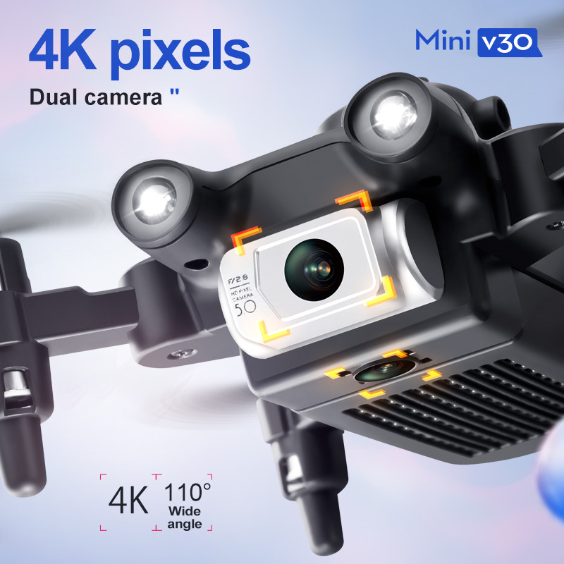 Mini drone v30 wifi fpv com câ - Drone Camera Night Vision avaliação e preço