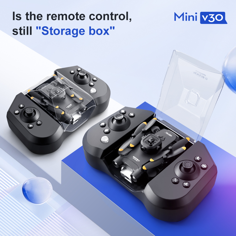 Mini drone v30 wifi fpv com câ - Drone Camera Night Vision avaliação e preço