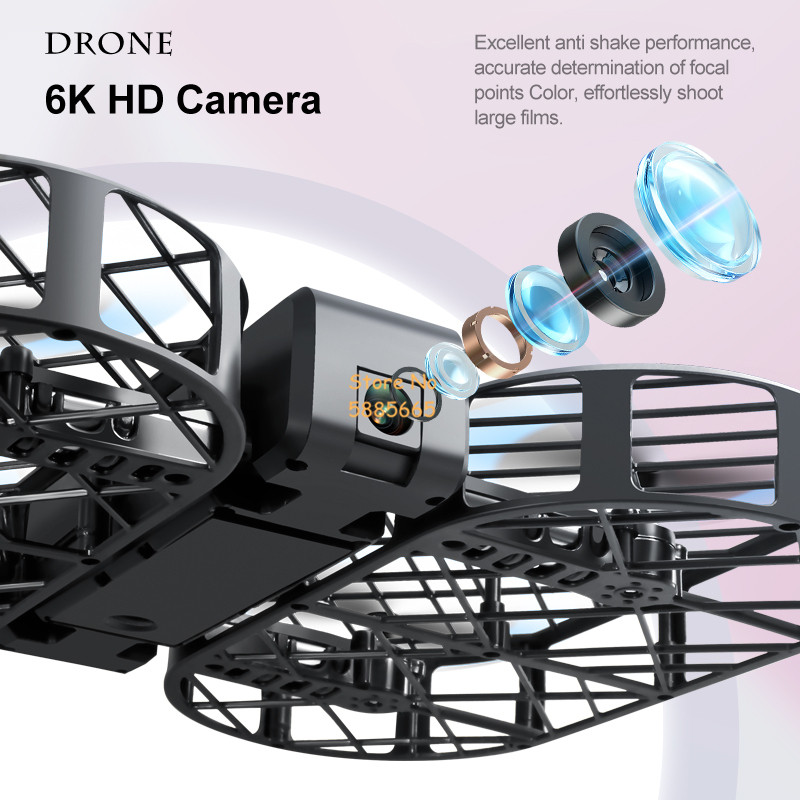 Câmera HD 8K 360 °   Proteção  - Drone Camera Night Vision avaliação e preço