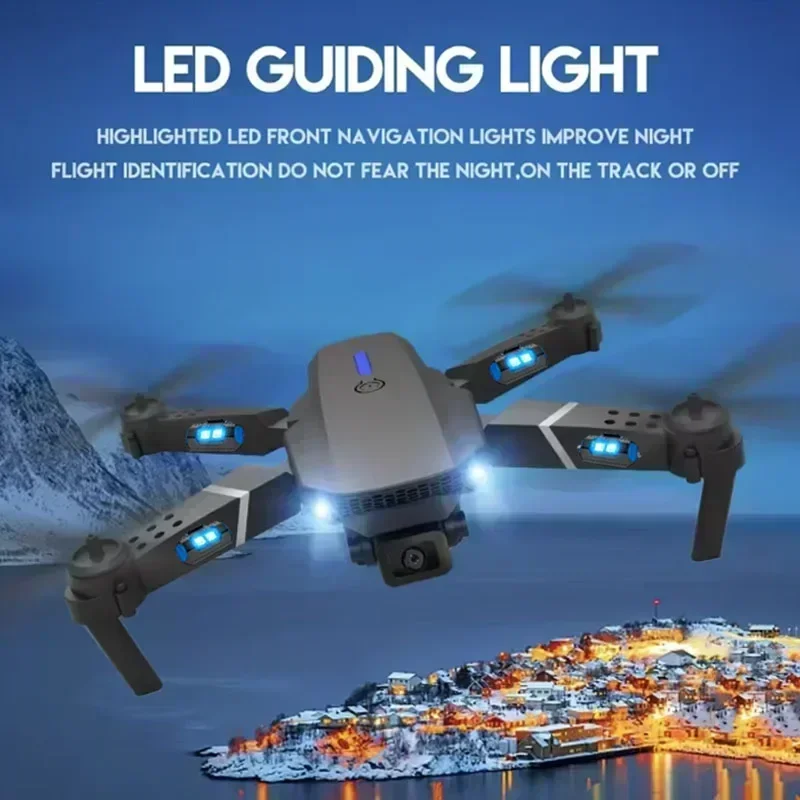 E88 pro wifi fpv drone grande  - Drone Camera Night Vision avaliação e preço